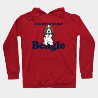 This girl loves her beagle Hoodie